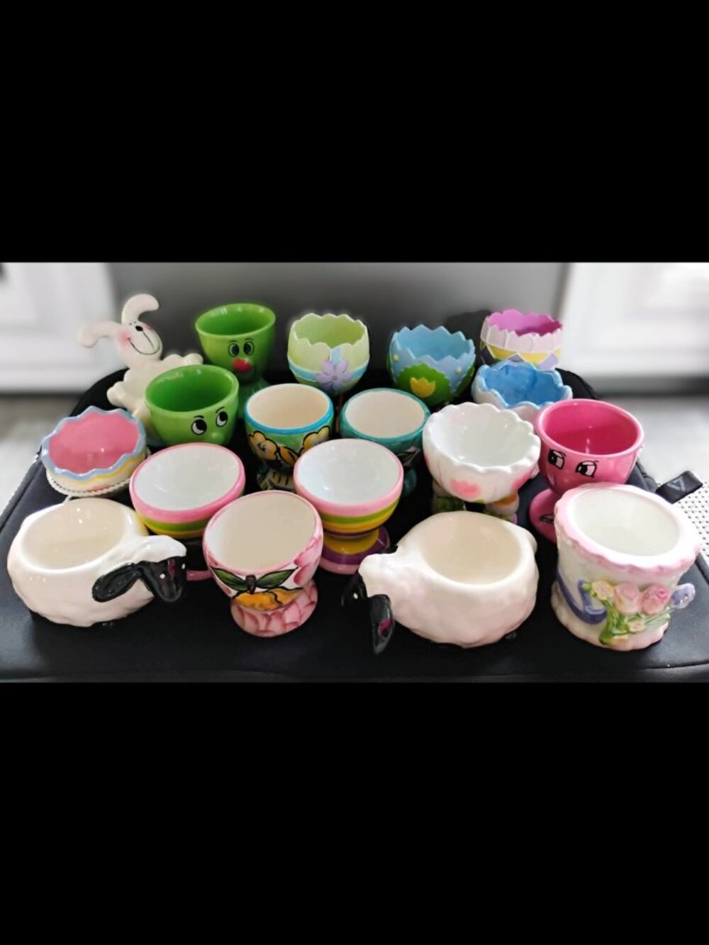 Novelty Egg Cup Vintage Collection - Lot of 18